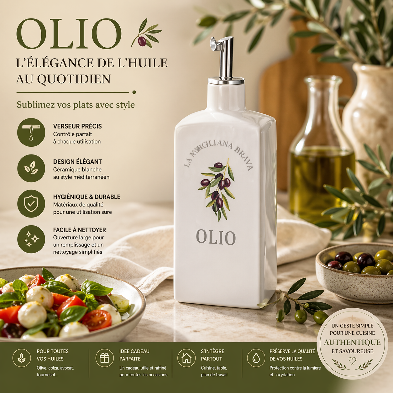 Bouteille d'huile Conserva 250 ML