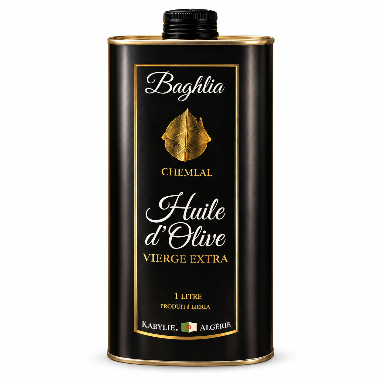 đĄ Huile dâolive Baghlia â sur fond blanc