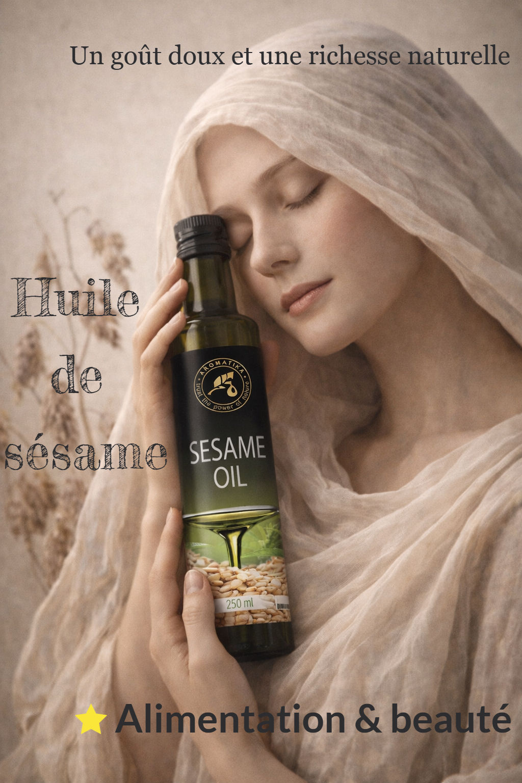 🟢Et si une huile faisait tout ? Huile de sésame pressée à froid