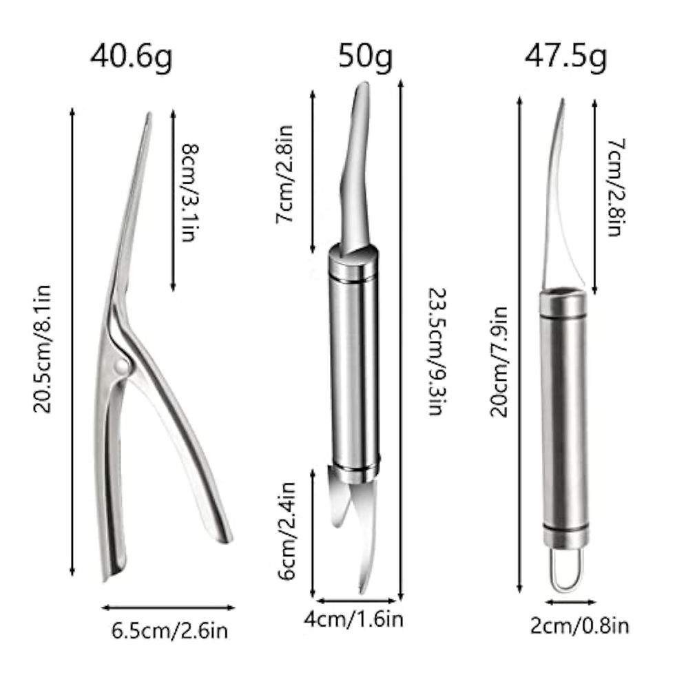 🟩Éplucheur crevettes x3 – rapide & multifonction