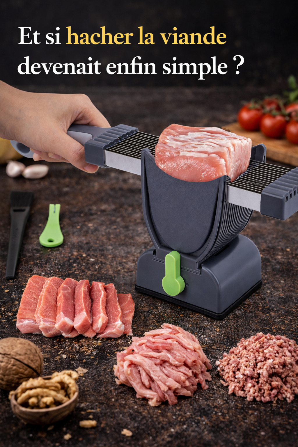 🟩Comment trancher la viande fraîche facilement et avec précision ?
