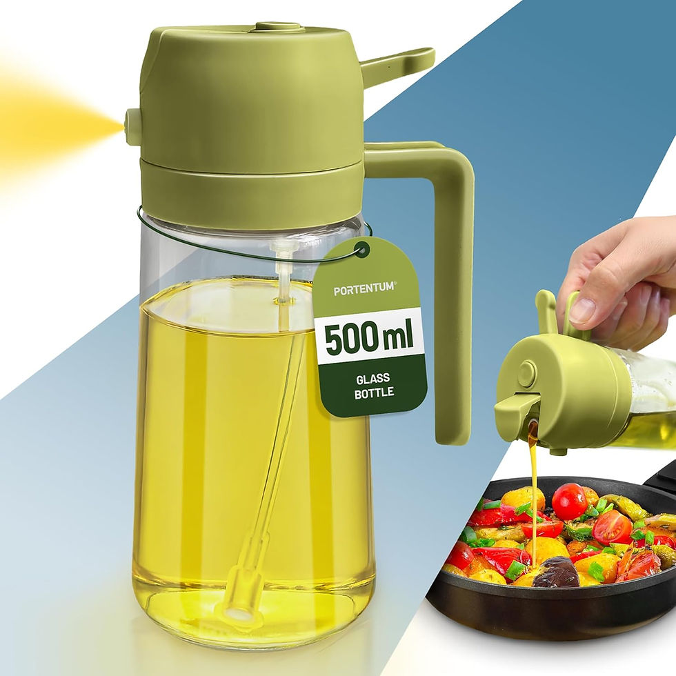 Miniature : 🟩Pulvérisateur & verseur d’huile 500 ml – spray fin & utilisation polyv