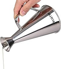 Miniature : Bouteille à Huile d’Olive avec Bec Verseur Anti Gouttes en Acier Inoxydable