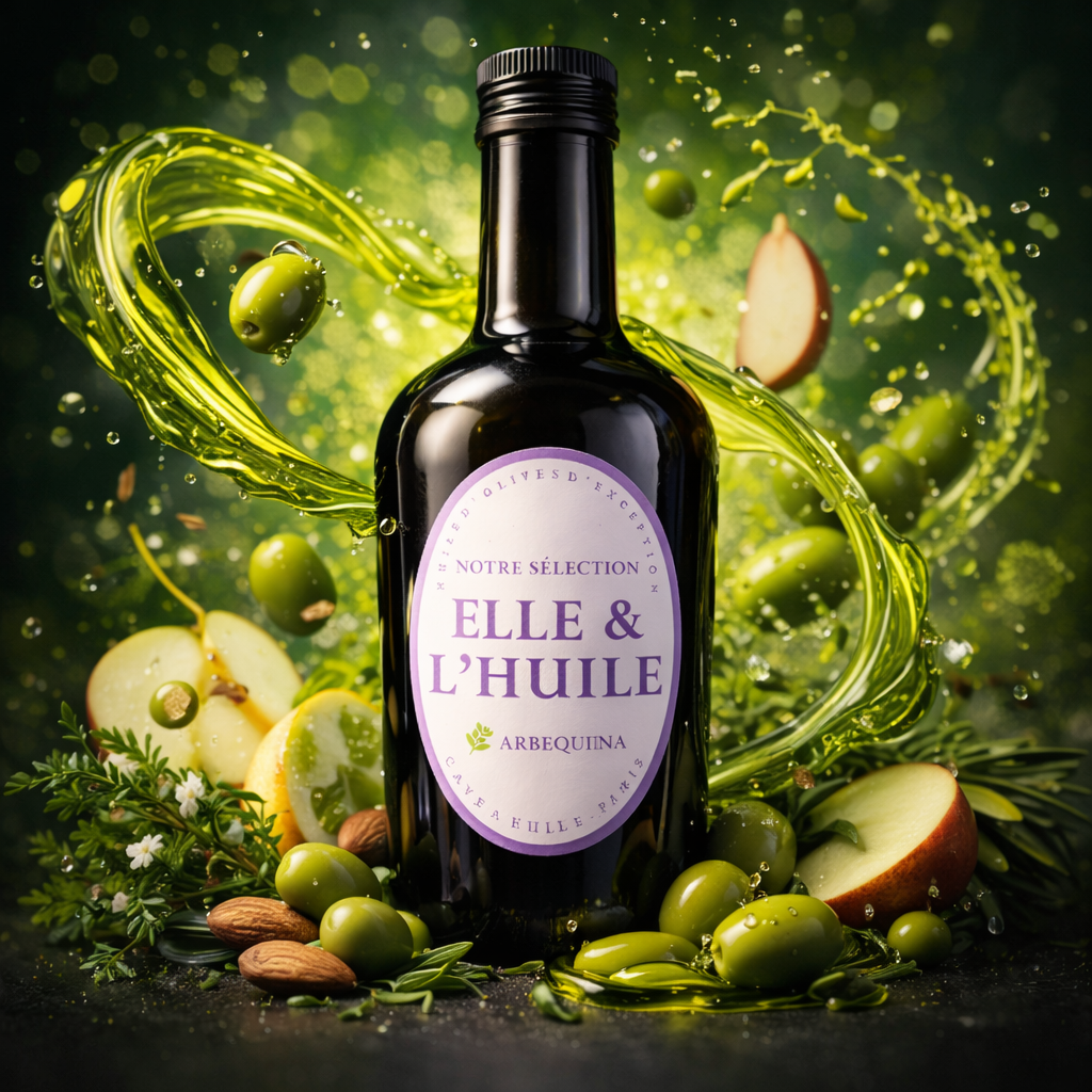 🟢Huile d’olive vierge extra ELLE ET L’HUILE ARBEQUINA