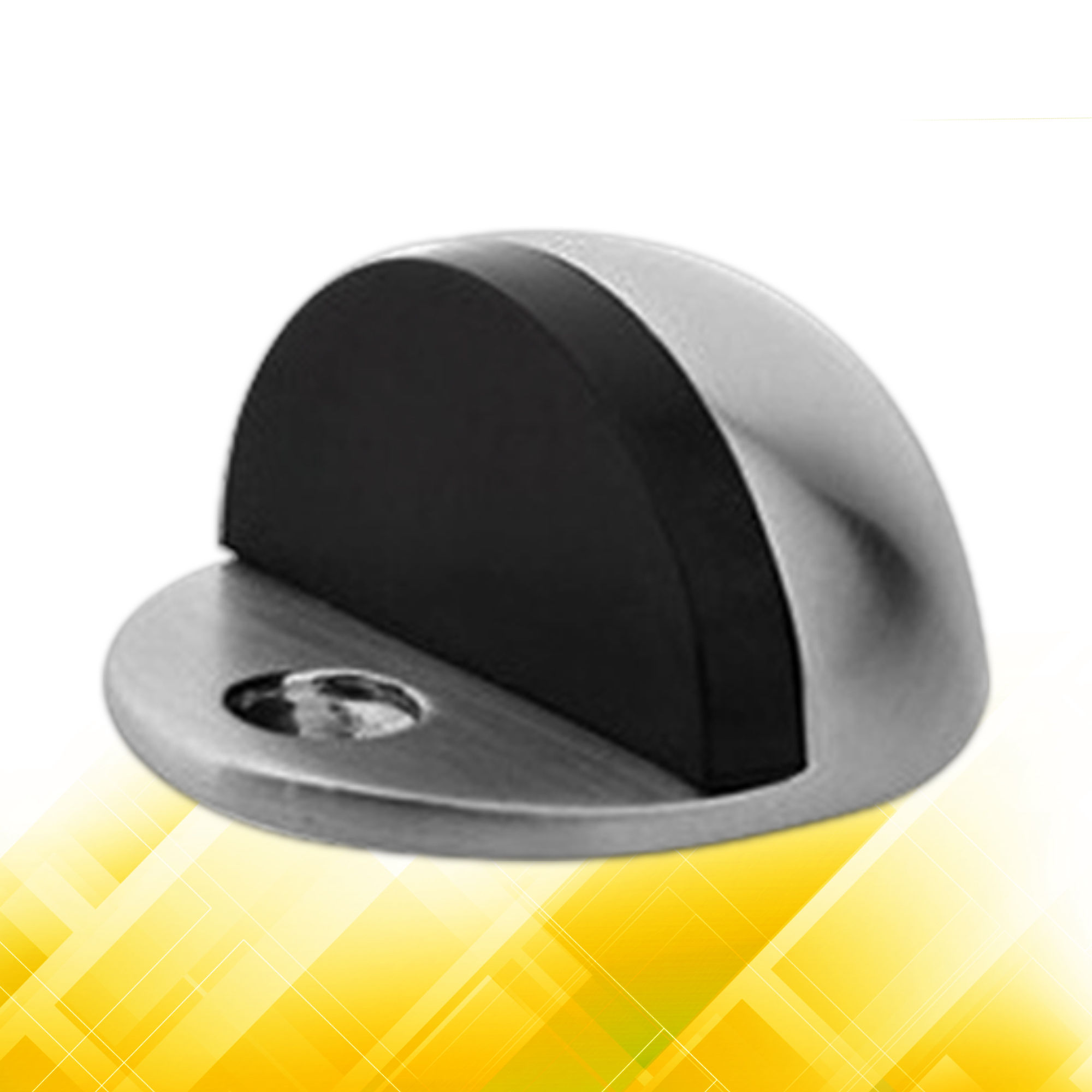 Powerhouse Half Moon Dome Door Stopper Zinc (PH-DS001)
