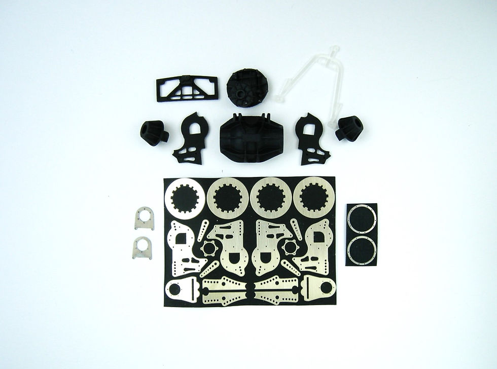 1/16th Strange Engineering Modular Rear End Kit, Black Housing
