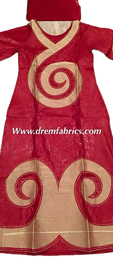 AFDS4 Elegant African dresses with unique embroideries and classy stones in Afri