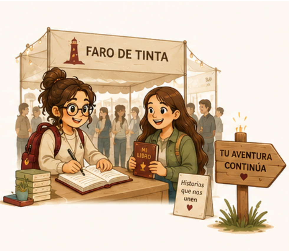 Faro de tinta guia