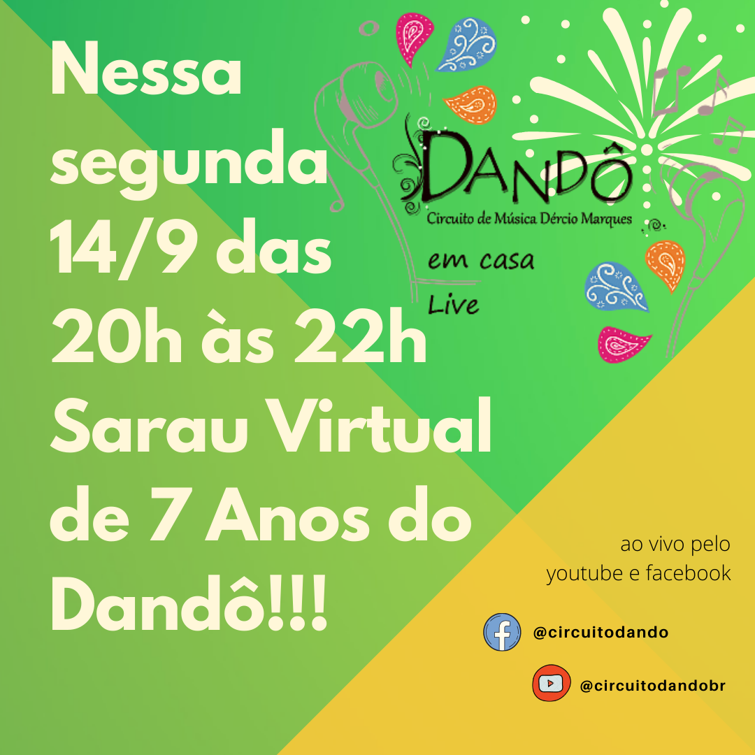 Sarau Dandô convite