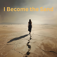 Woman walking on sand