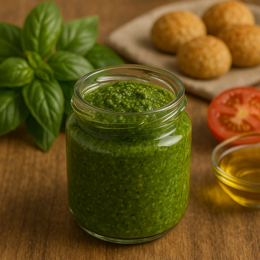 🌿 Pesto de Hemp con Albahaca