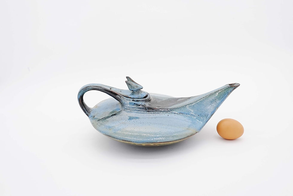 Miniature : Théière Aladin bleu cendré