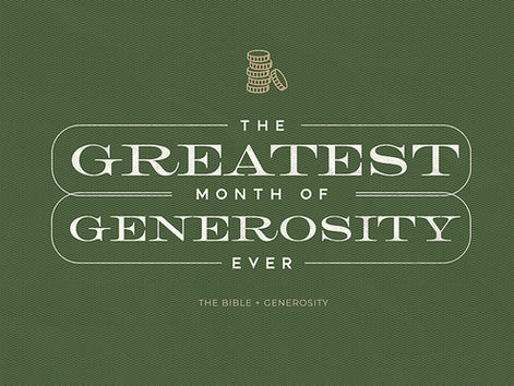 Living Generously: Reflecting God’s Light, Abundance, and Glory