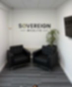 Sovereign Wealth branded signage designed and installed by Syrox Global