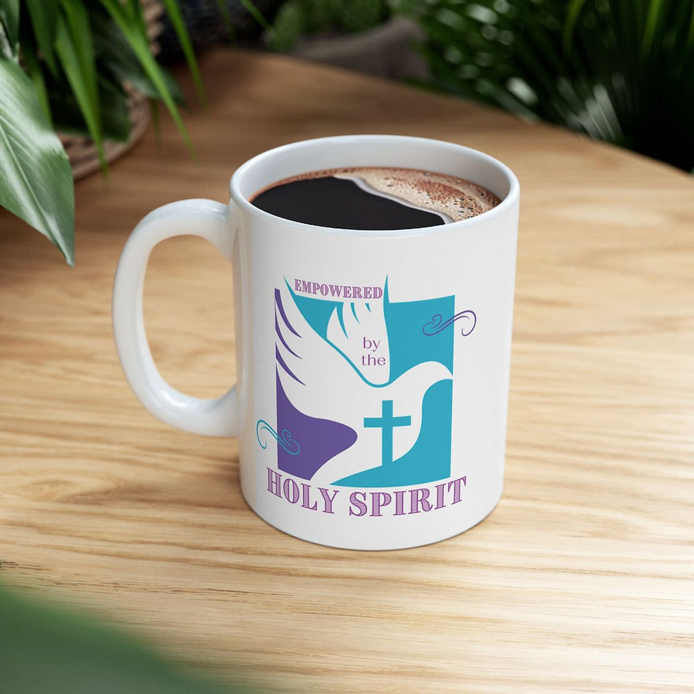 Thumbnail: Empower by the Spirit - White Ceramic Mug