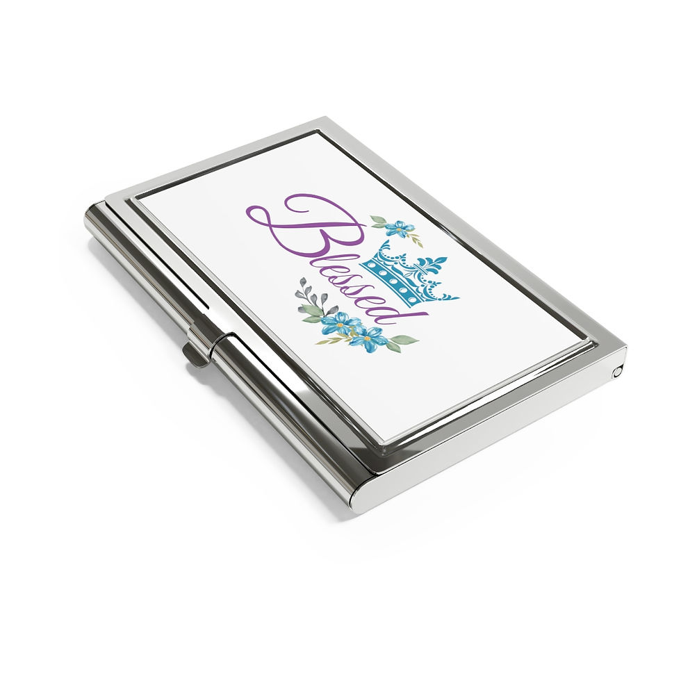 Thumbnail: Blessed  Business Card Holder