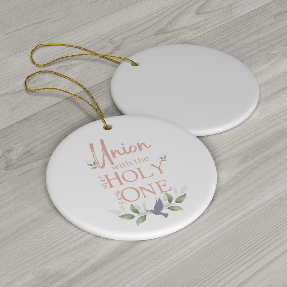 Thumbnail: Holy One - Ceramic Christmas Ornament