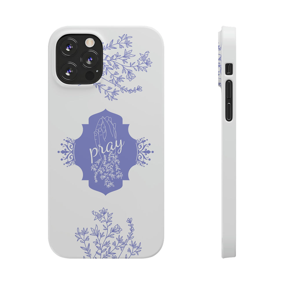 Thumbnail: Pray Floral Hands - Christian Cell Phone Case