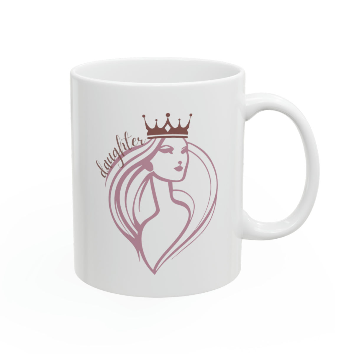Blush Royal Daughter - White Ceramic Mug