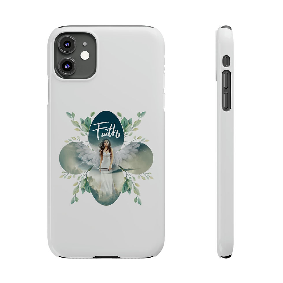 Thumbnail: Angel of Faith - Christian Phone Case