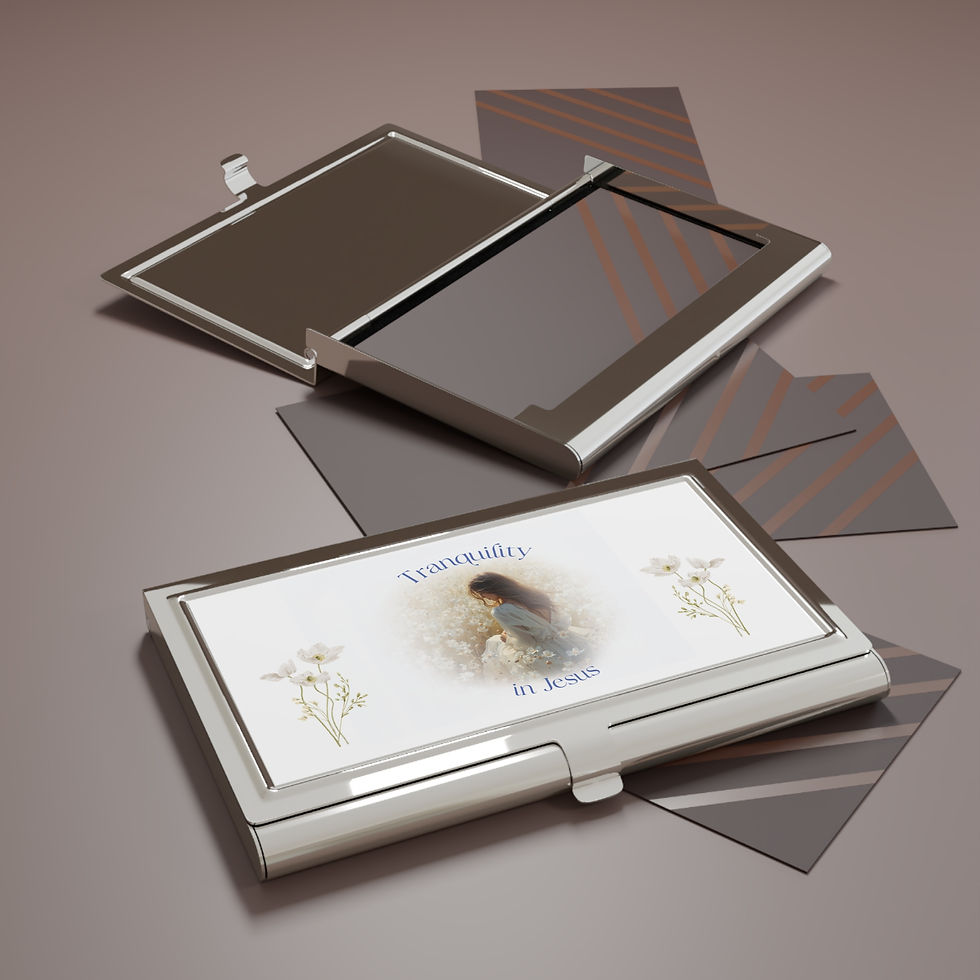 Thumbnail: Lifestyle of Peace Business Card Holder