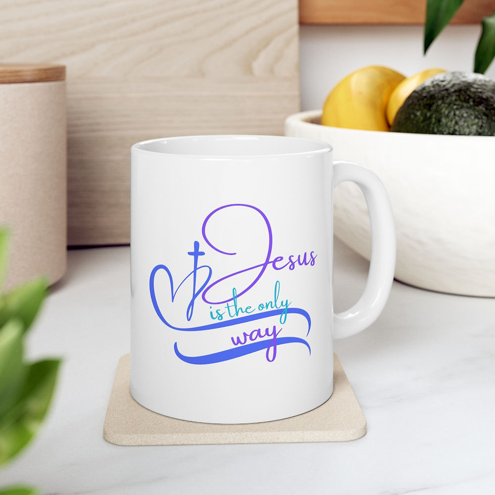 Thumbnail: Jesus is the ONLY way - White Ceramic Mug