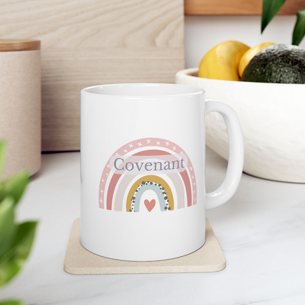 Thumbnail: God's Covenant Rainbow Ceramic Mug