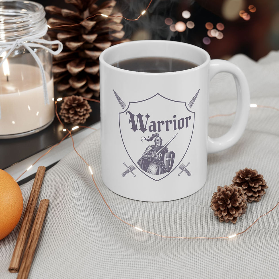 Thumbnail: Warrior - White Ceramic Mug