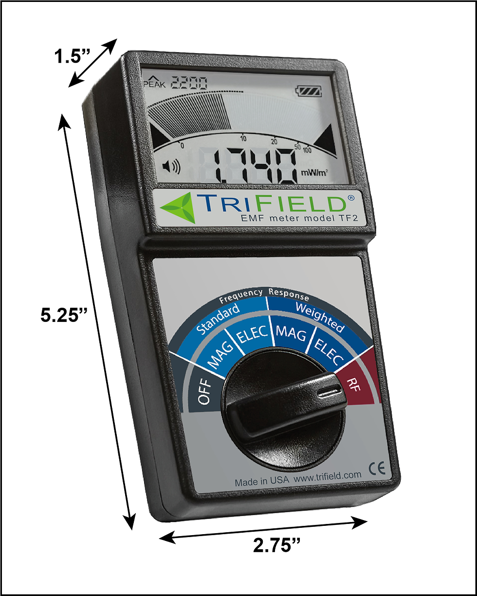 Thumbnail: Trifield TF2 EMF Multi 5G Meter with Case -  Current Model 2025