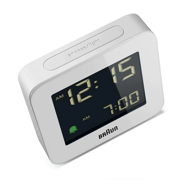 Low EMF Digital Alarm Clock Black or White Safer EMF