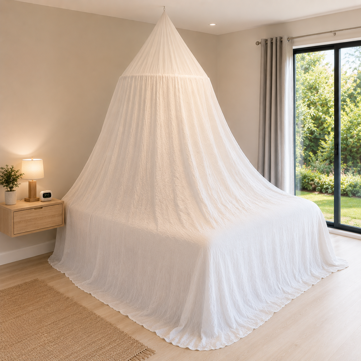 Swiss Shield Naturell EMF Shielding Travel Bed Canopy - Queen, King