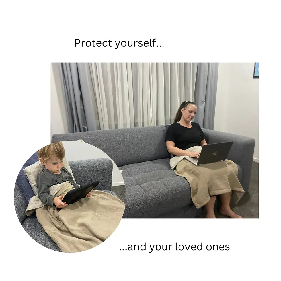 Thumbnail: Golden Kocoon EMF Protection Organic Blanket