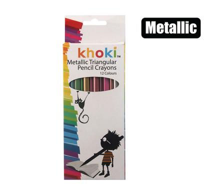 Art and craft pencil crayon triangle met 12