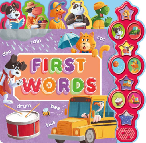 10 BUTTON SOUNDS, SOUNDS BOOK, FIRST WORDS