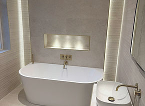 Bathroom built by Reeve Renovations