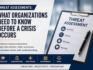 Threat Assessments: What Organizations Need to Know Before a Crisis Occurs