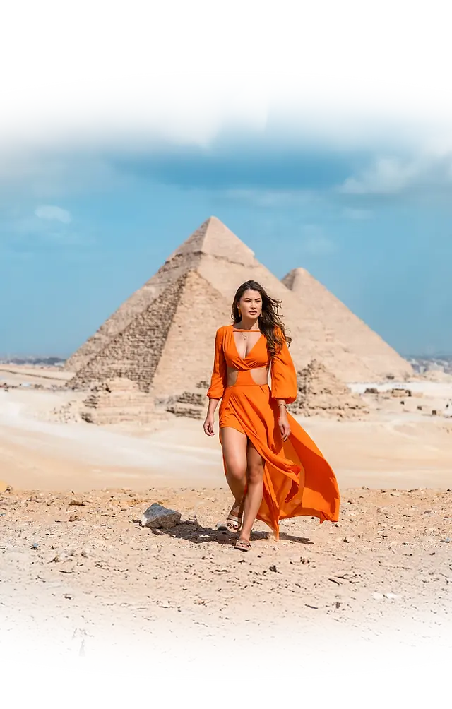 egypt pyramids photoshoot