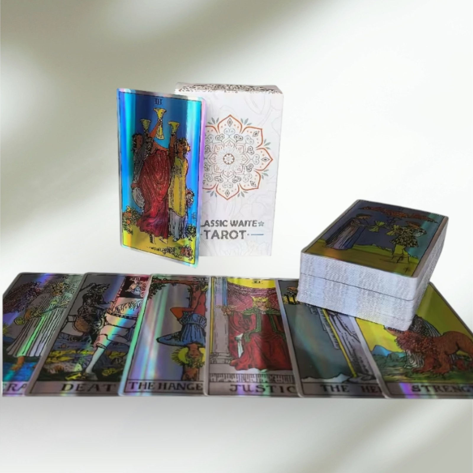 tarot siver foil