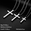Thumbnail: Stainless Steel Cross Pendant Necklace for Men