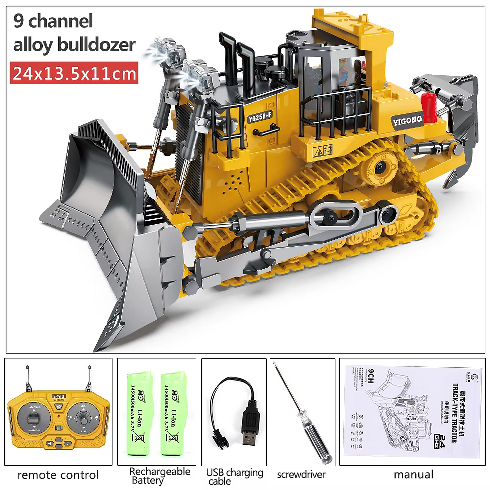 Thumbnail: RC Excavator/Bulldozer/Dumper Truck