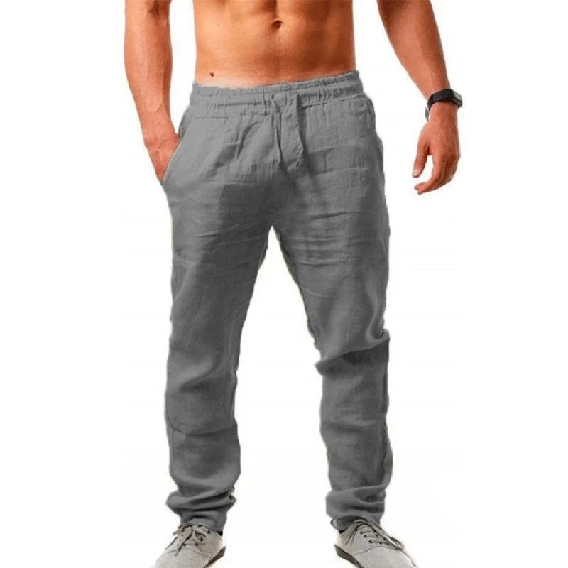 Thumbnail: Men's Cotton Linen Pants