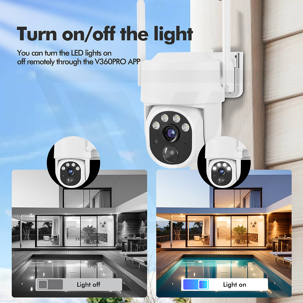 Thumbnail: Solar Power (Wifi) Outdoor Security Camera  5MP PTZ IP66 Waterproof 8000Mah Buil