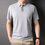 Thumbnail: Men's Ice Silk Elasticity Printing Polo Shirt