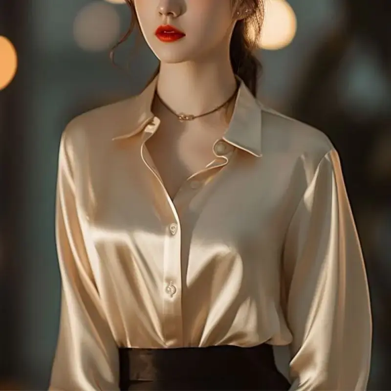 Thumbnail: Women's Elegant Blouses (Button up)