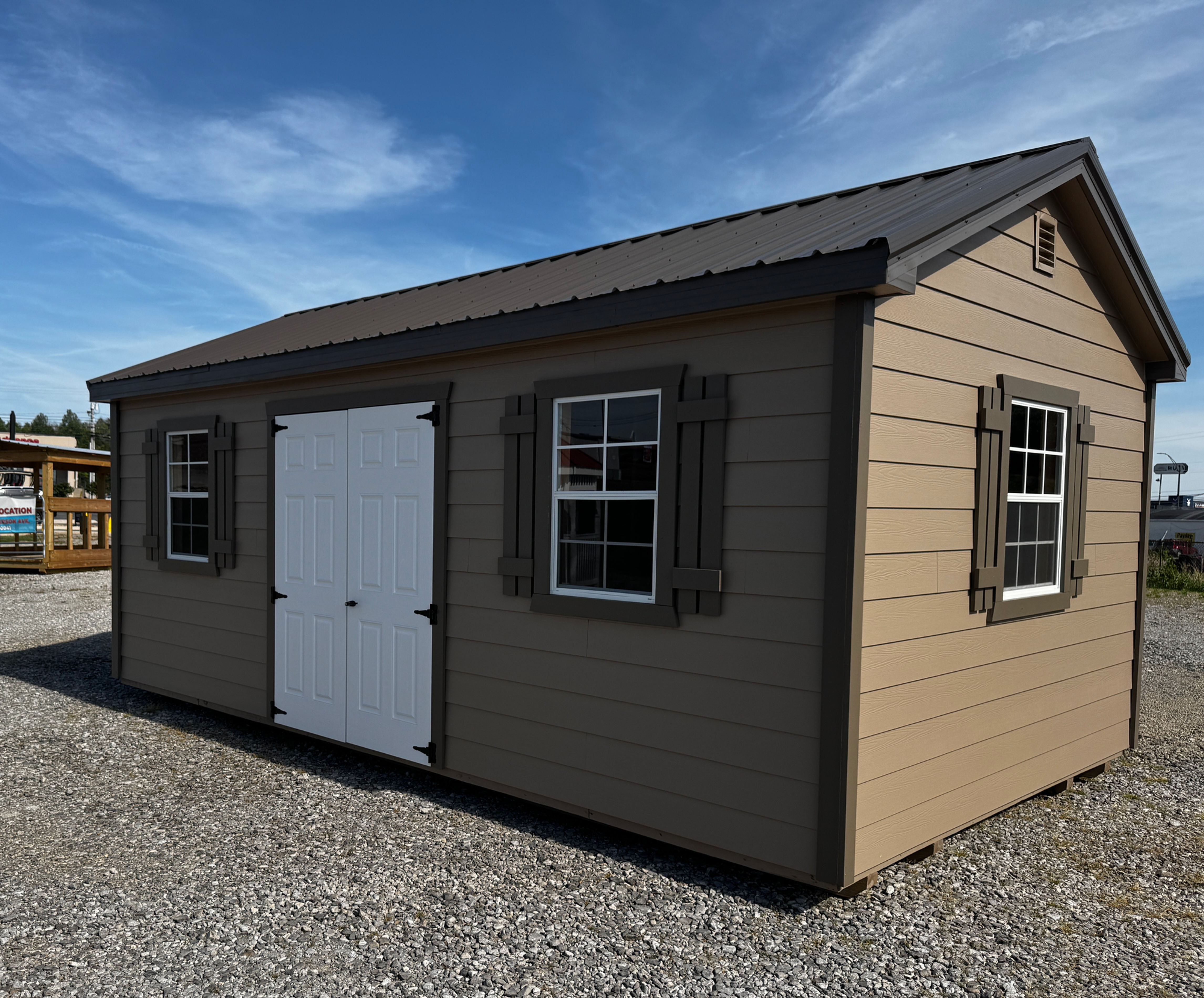 12x20 Hardie Board Cottage