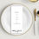 Thumbnail: Minimalist Theme Wedding Menu