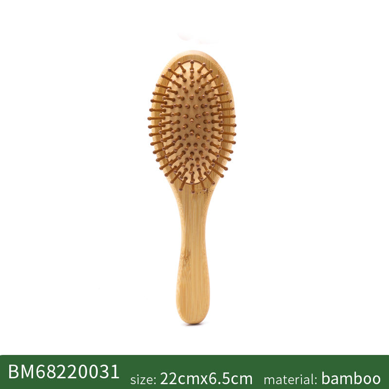 Thumbnail: Bamboo Hair Brush with Wide Teeth