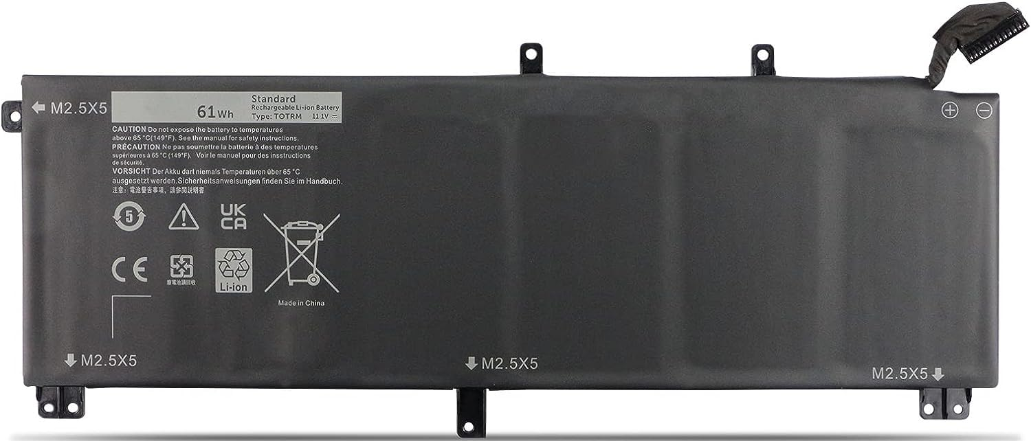 Laptop Battery TOTRM Compatible for Dell XPS 15 9530 Precision M3800 Series H76M