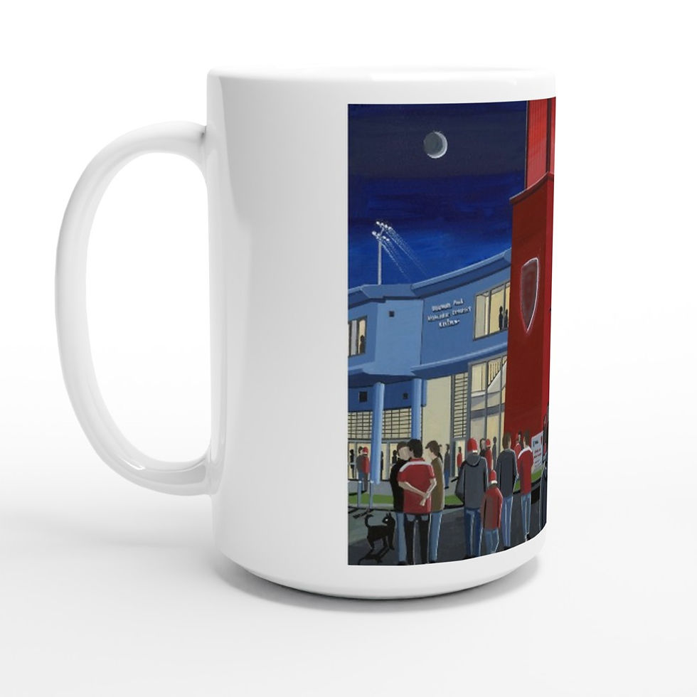Hull KR, Rugby Craven Park White 15oz Ceramic Mug