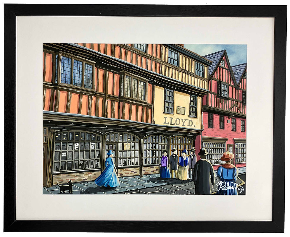 Thumbnail: Gloucester Westgate Urban Art, Framed Art Print Cityscape Landmark Gift